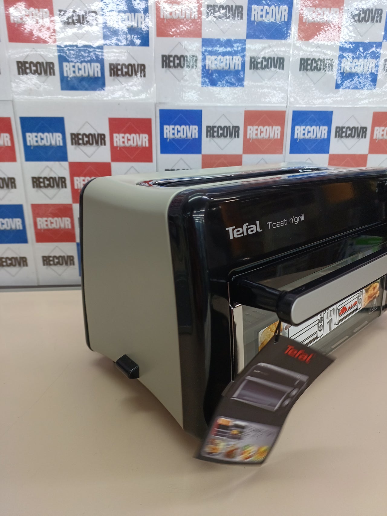 Tostadora-minihorno 2 en 1 acero negro – Tefal