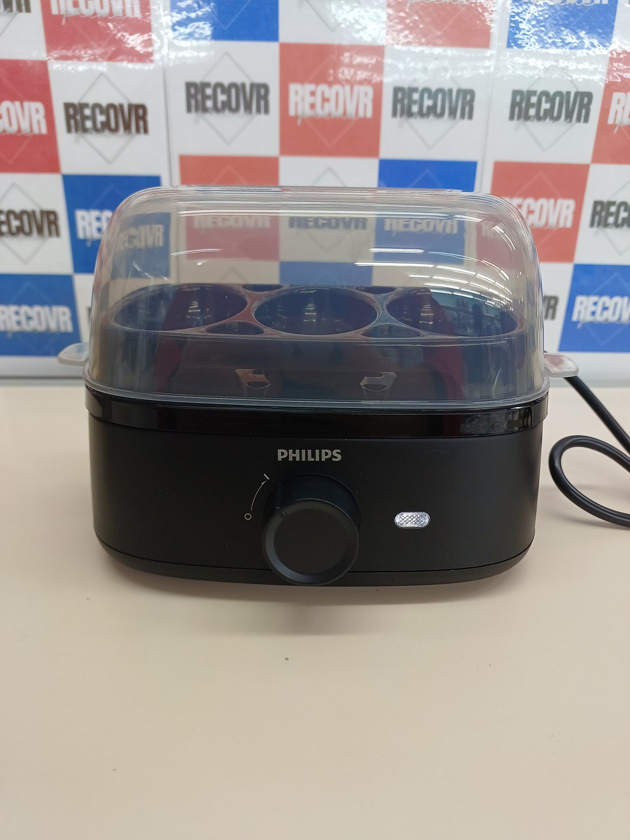 Cuecehuevos 6 huevos 400W compacto – Philips
