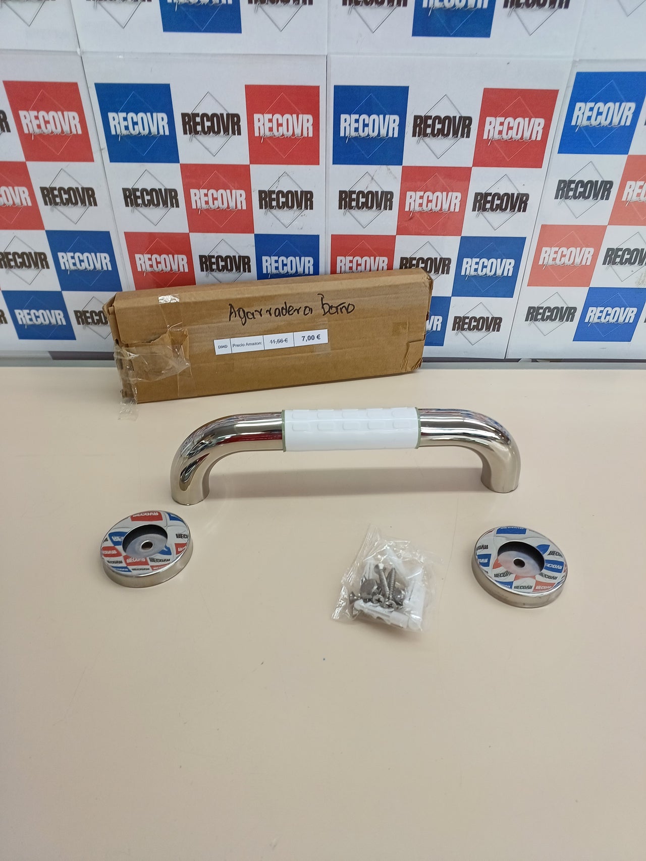 Barra agarradera Ducha 30 cm Antideslizante Oderra