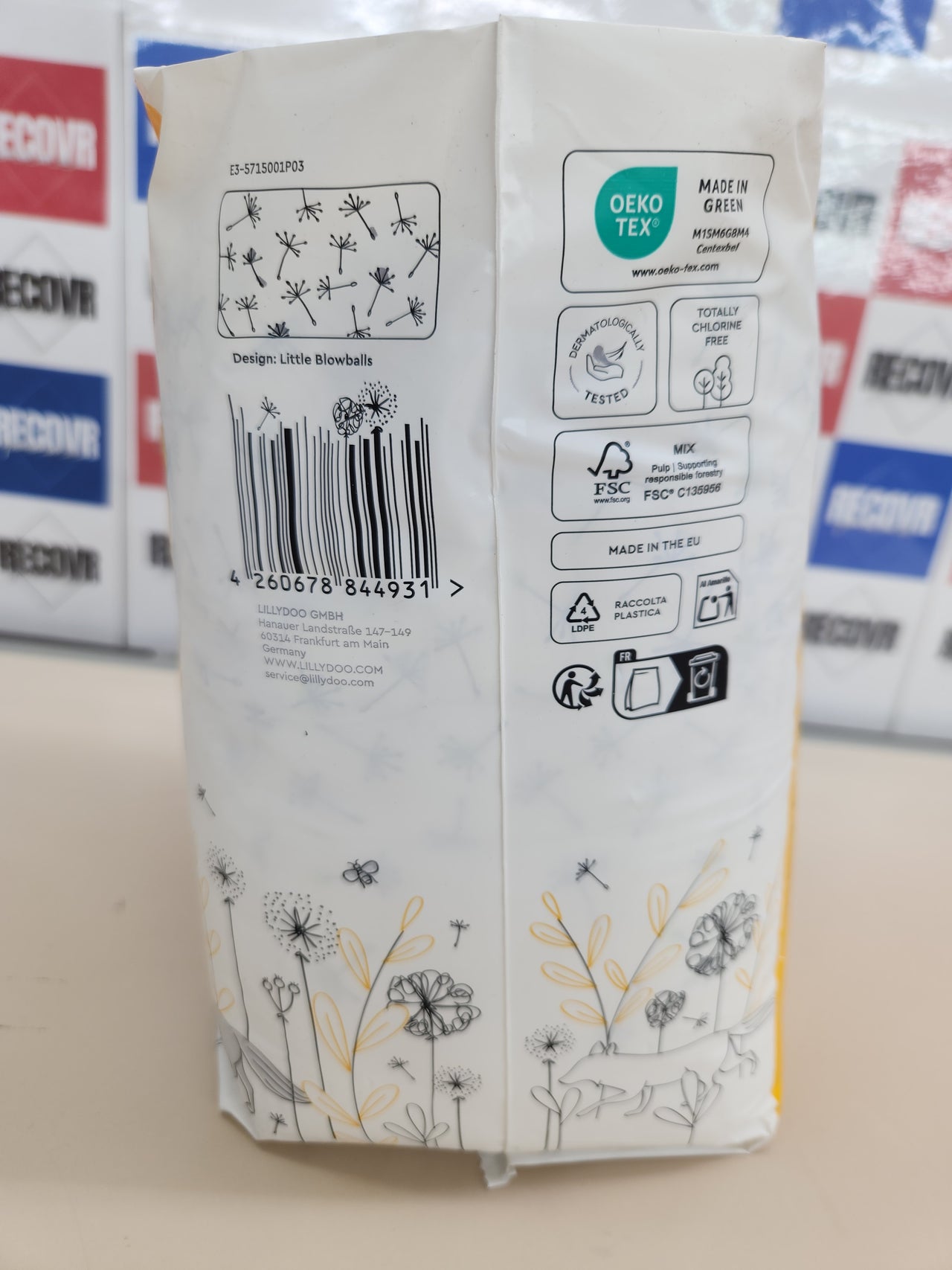 Pañales Braguita Ecológicos T5 (12–17 kg) – LILLYDOO 21 uds
