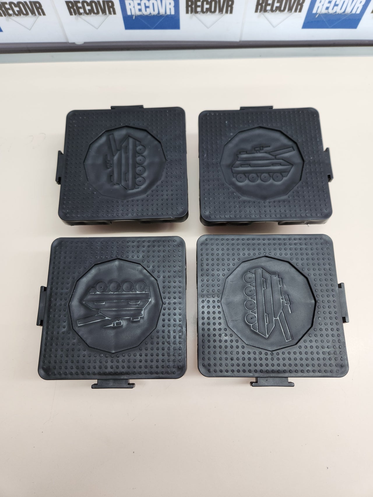 Juego de Ruedas de Transporte para Muebles con 4 Ruedas
