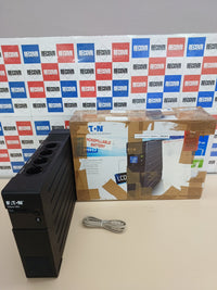 Eaton Ellipse Pro 1200 DIN - Fuente de alimentación ininterrumpida (SAI) - Potencia 1200 VA con protección de sobrevoltaje (8 salidas Schuko) y regulación de voltaje (AVR), Negro