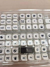 Teclas PBT Womiercon diseño MOA