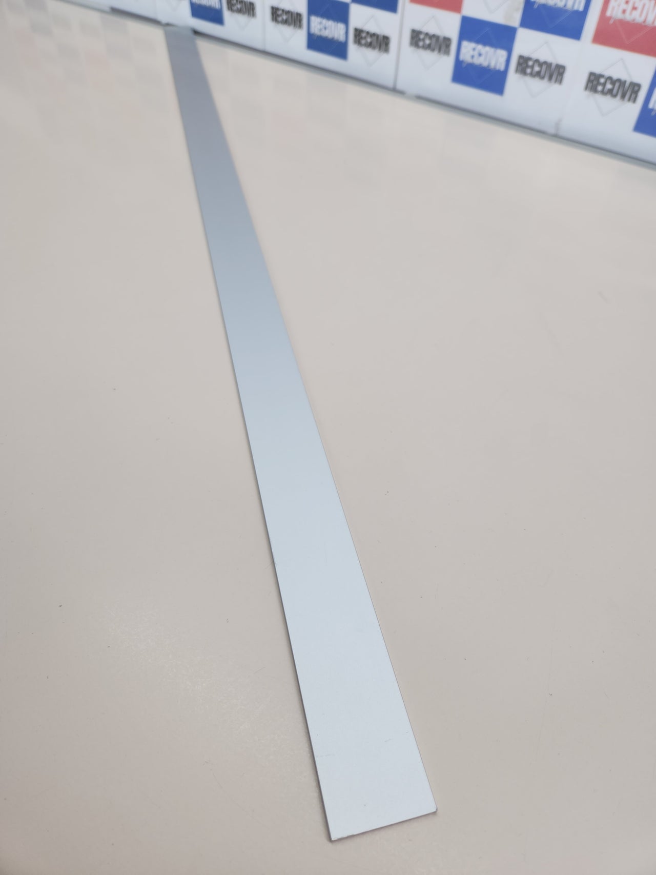 Perfil Lleno 1000 x 40 x 3 mm Plano | Aluminio, anodizado Plateado | Alberts 473051