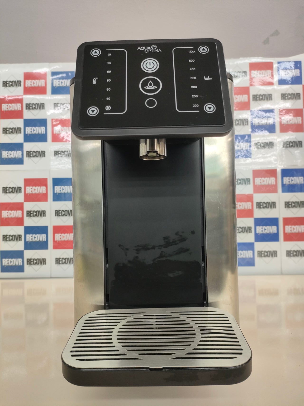 Dispensador instantáneo de agua caliente y fría con filtro Aqua Optima Aurora, 3,8 l de capacidad, incluye 1 filtro de agua Evolve+ de 30 días para reducir los microplásticos y el cloro