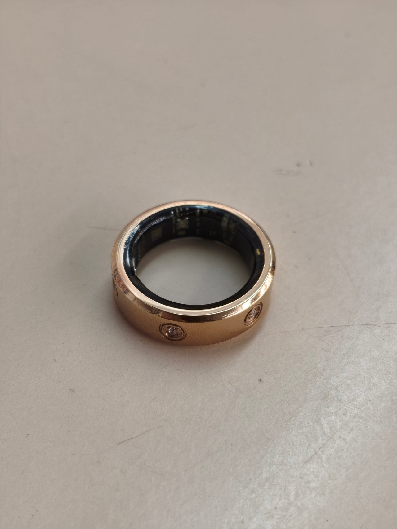 Smart Ring Slim, oro rosa/plata, fitness y sueño, Android/iOS