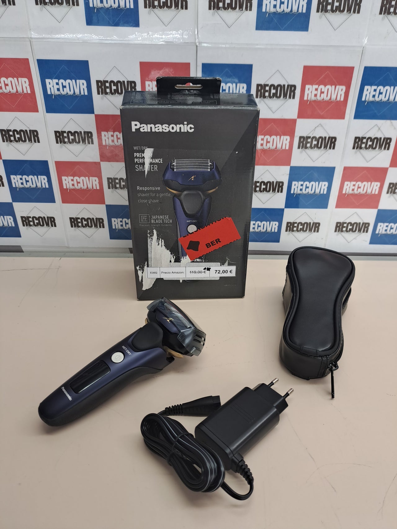 Afeitadora premium 5 hojas cabezal flexible Panasonic Series 800
