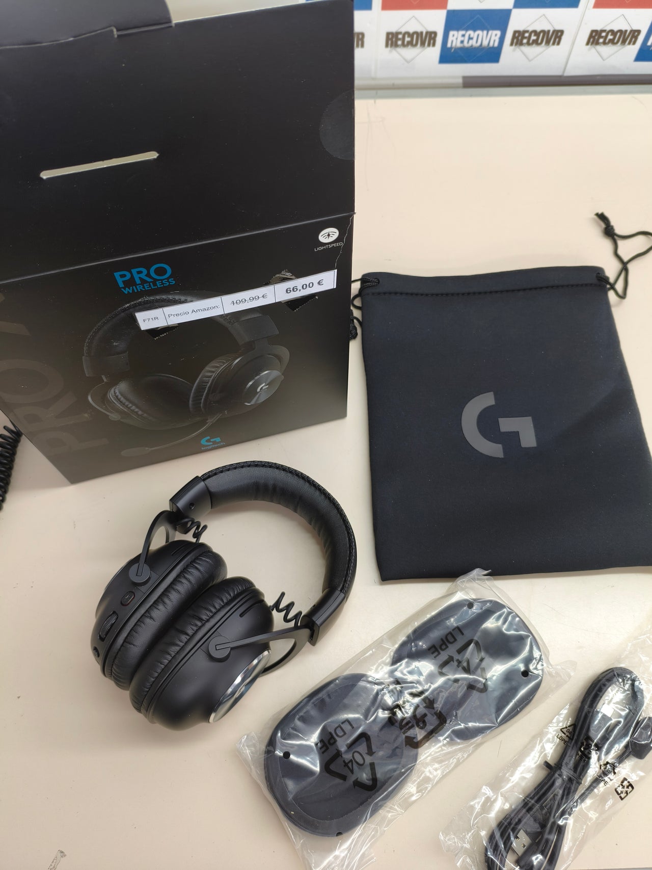 Auriculares Logitech Pro X Lightspeed