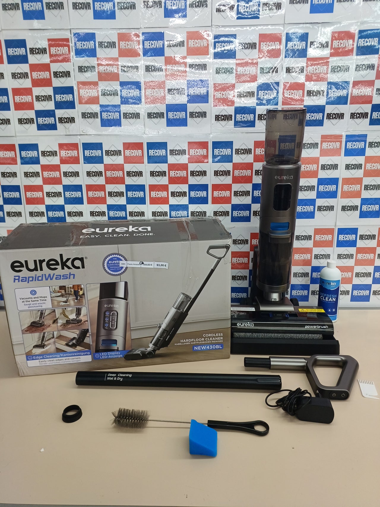 Aspiradora fregadora sin cable multisuperficie – Eureka