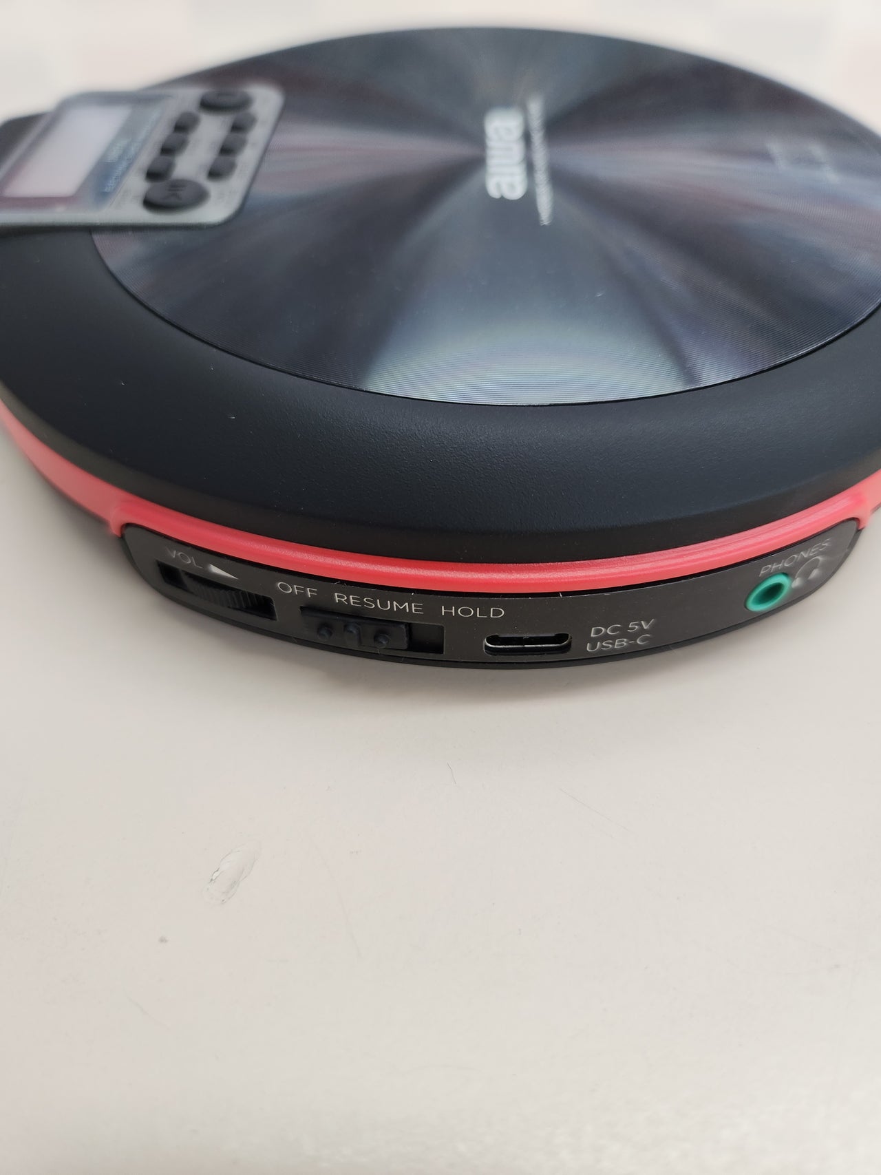 Reproductor CD/MP3 Aiwa Walk rojo portátil