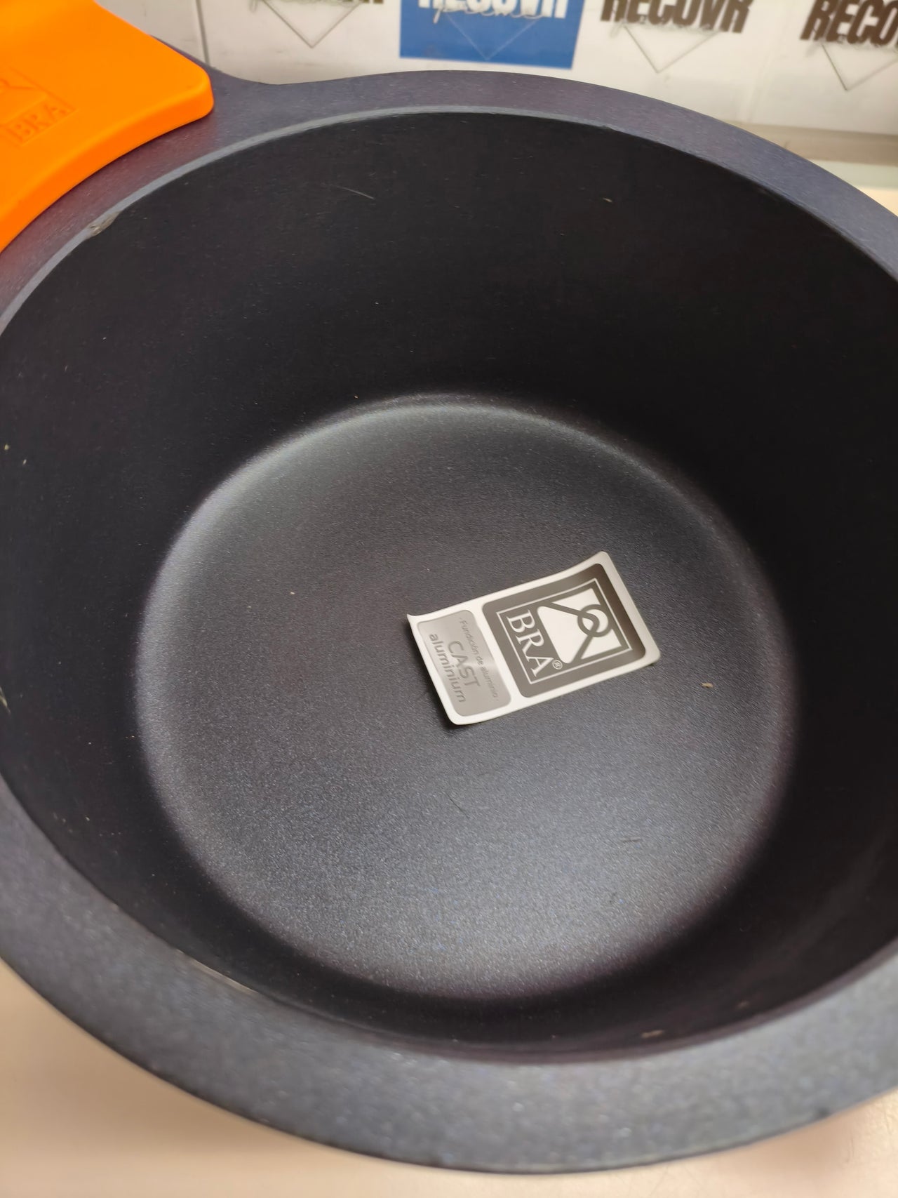 Batería de cocina BRA Efficient 7 piezas de aluminio fundido apta para inducción