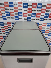 Cubo reciclaje 2×30 L pedal doble – Songmics