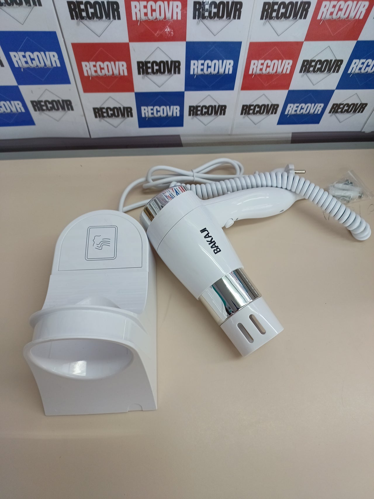 Secador de Pelo para Hoteles – 1600 W, Blanco BAKAJI