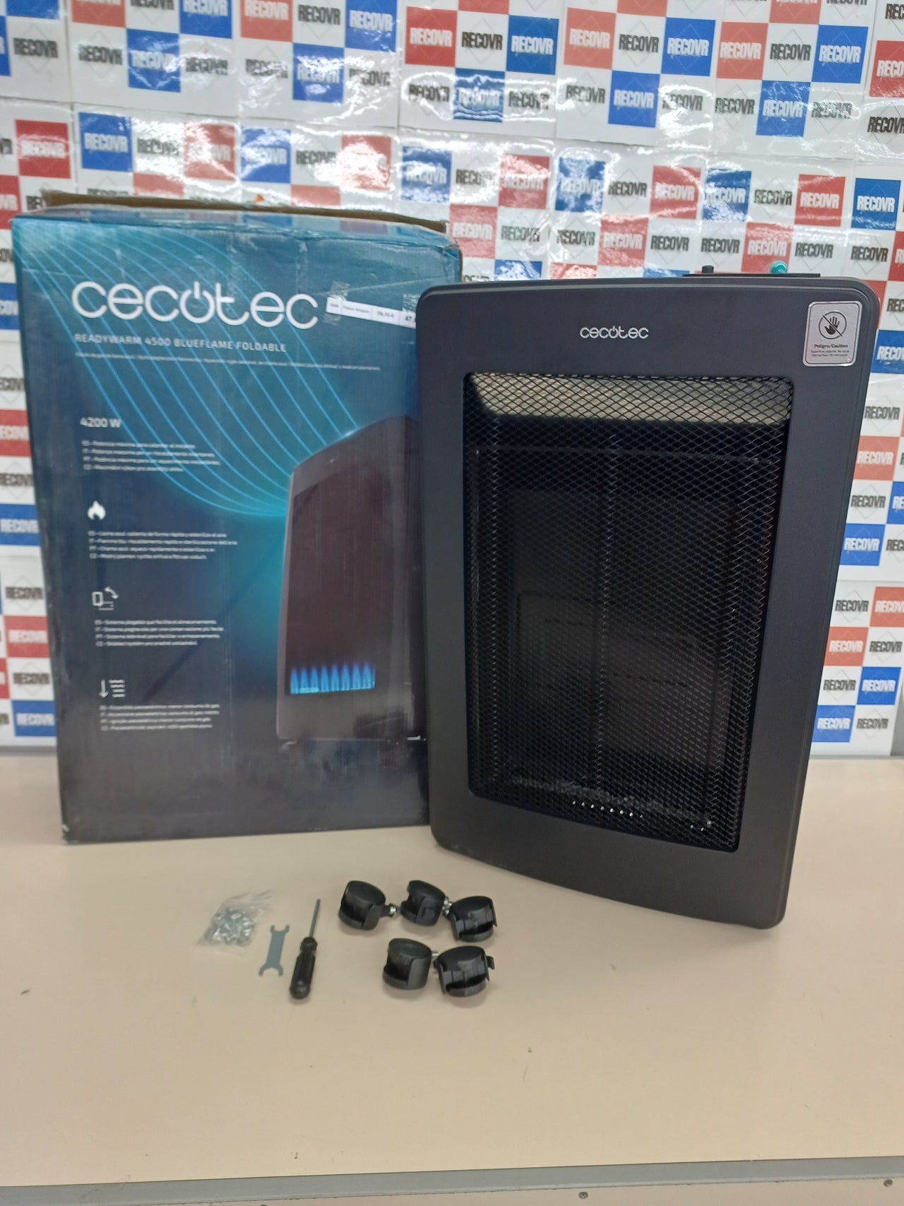 Estufa gas llama azul 4200 W – Cecotec