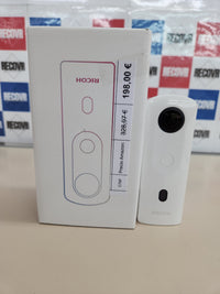 Cámara Blanca de 360°, Video 4K Ricoh Theta SC2