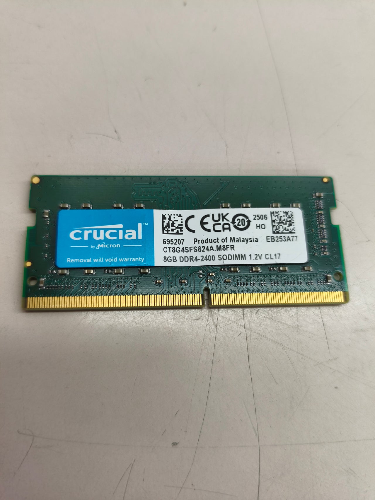 Memoria RAM Crucial DDR4 8 GB SODIMM 2400