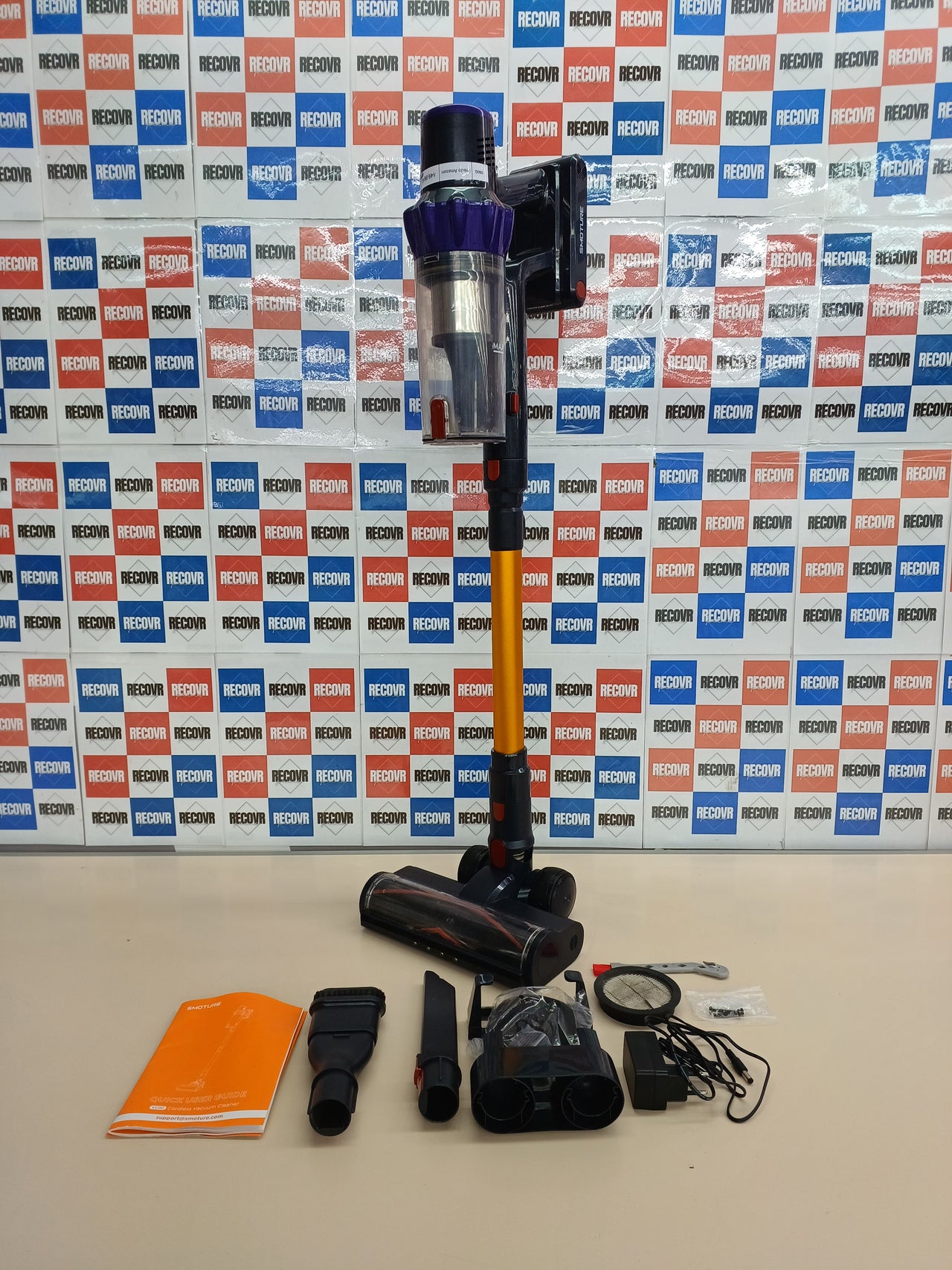 Aspiradora sin cable 450W 40KPA, 55min Autonomía