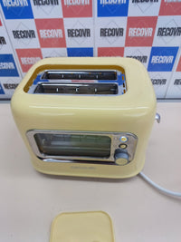 Tostadora vertical retro 700W ventana amarillo - Cecotec
