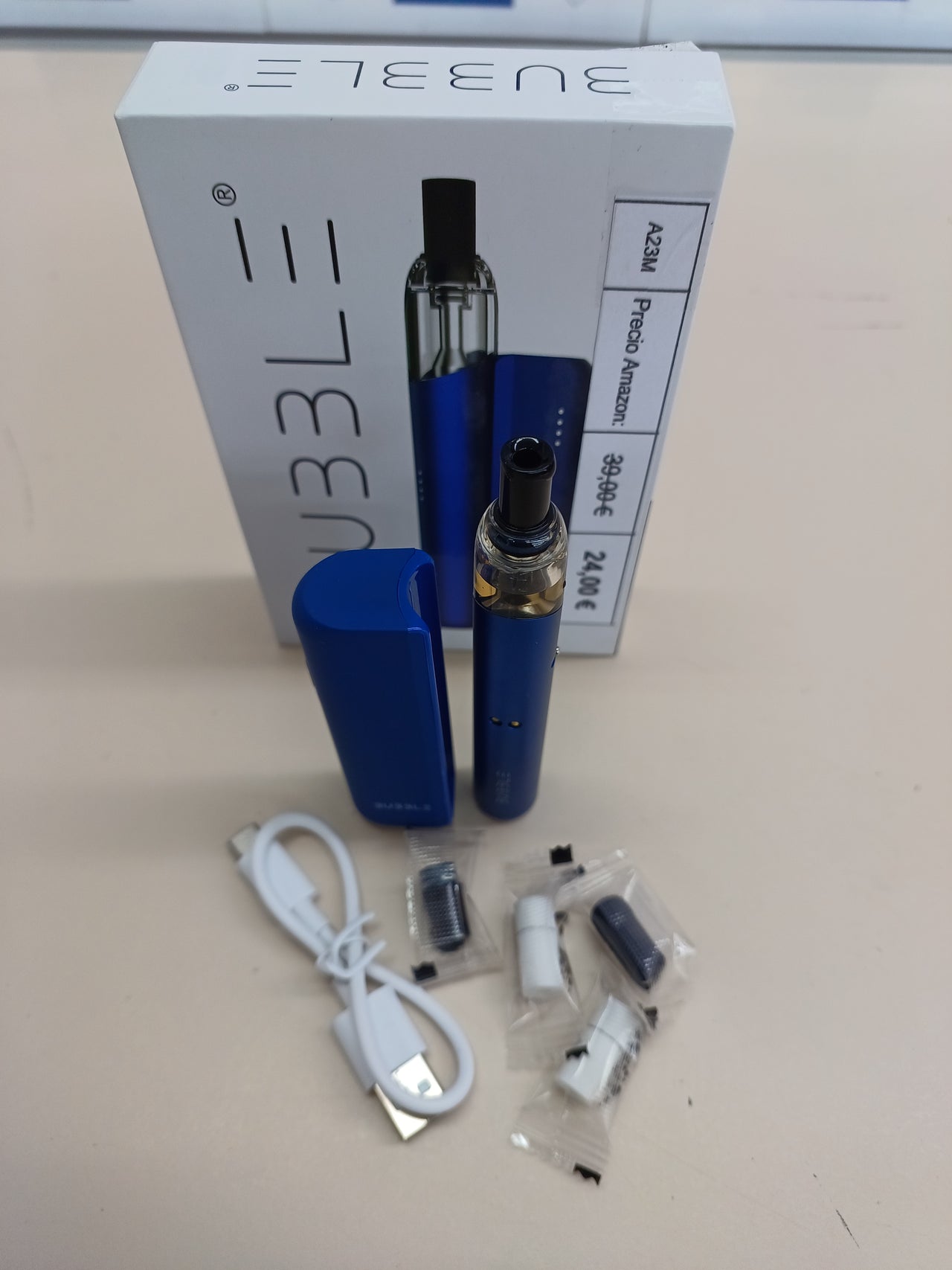 Vaporart Bubble Starter Kit Sigaretta Elettronica BLU LA CONFEZIONE NON CONTIENE LIQUIDI O RICARICHE
