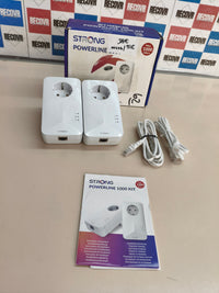 Dos adaptadores Homeplug AV2 modelo 1000 para red eléctrica