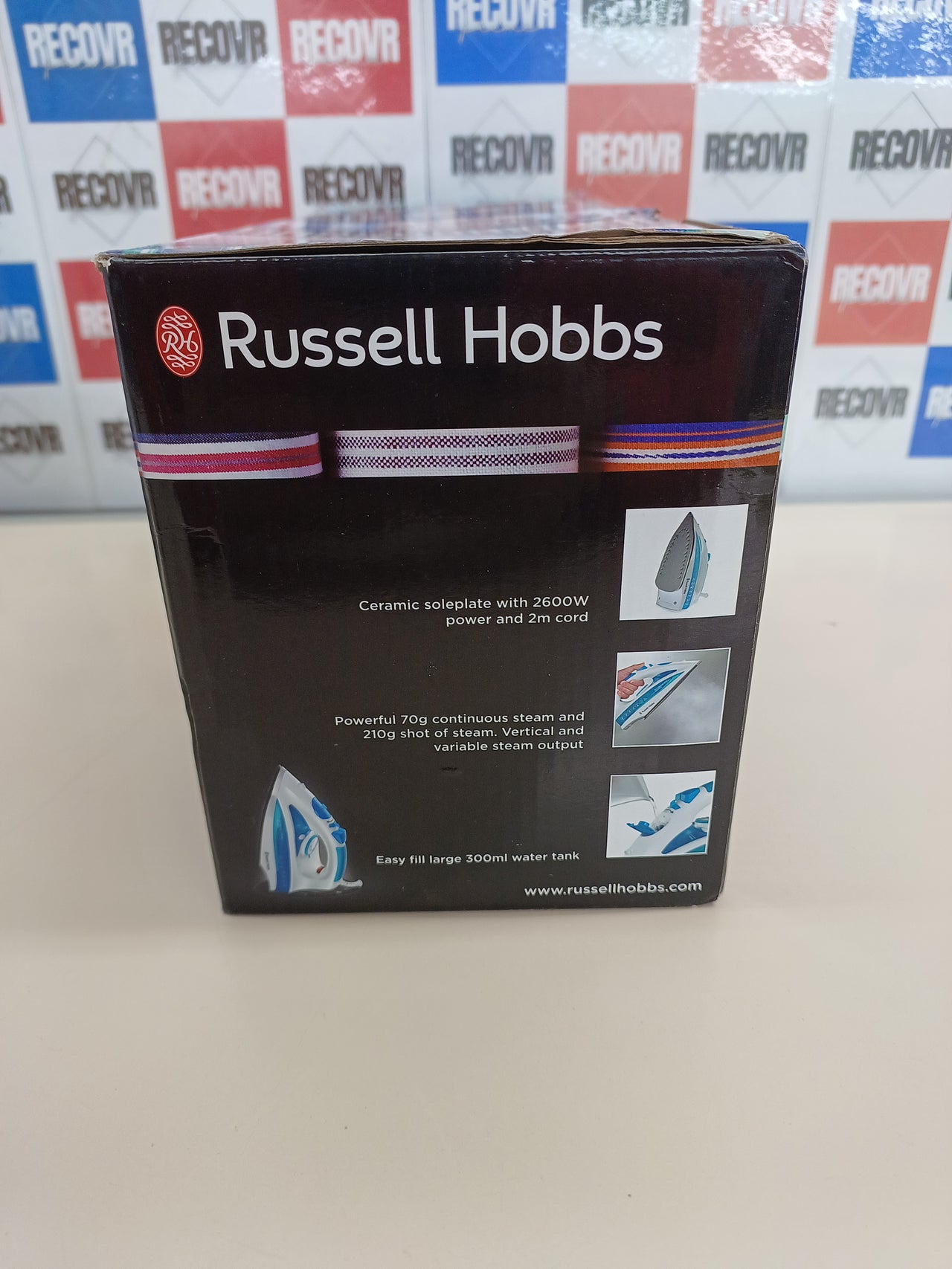 Plancha Vapor Russell Hobbs Steam Glide 2600W