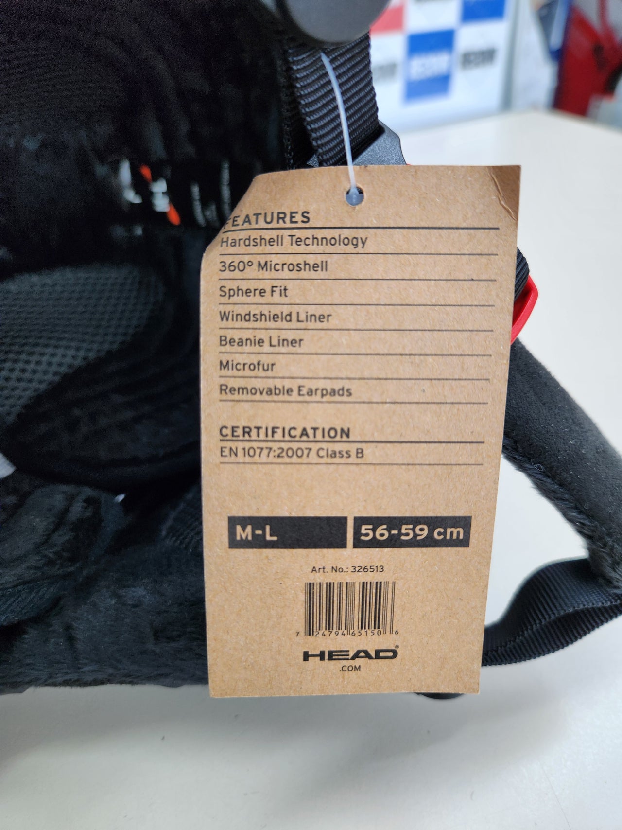 Casco esquí talla M/L (56-59 cm) HEAD Compact EVO 2024 negro