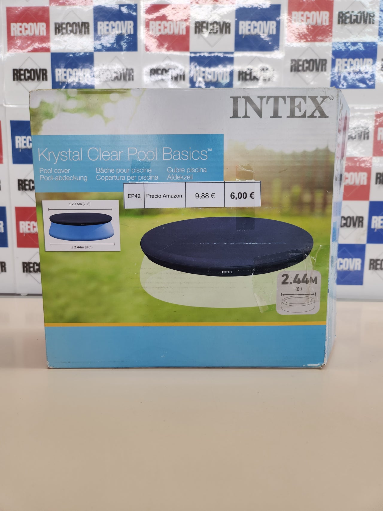 Cubre piscina 2.44 m Intex 28020