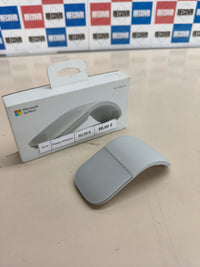Ratón Bluetooth Microsoft Surface Arc Mouse gris claro