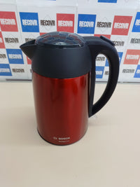 Hervidor eléctrico 1,7 L rojo rápido y seguro