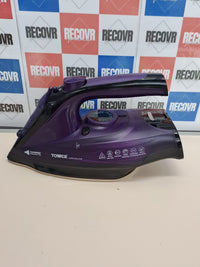 Plancha sin cable vapor 2400W cerámica Tower