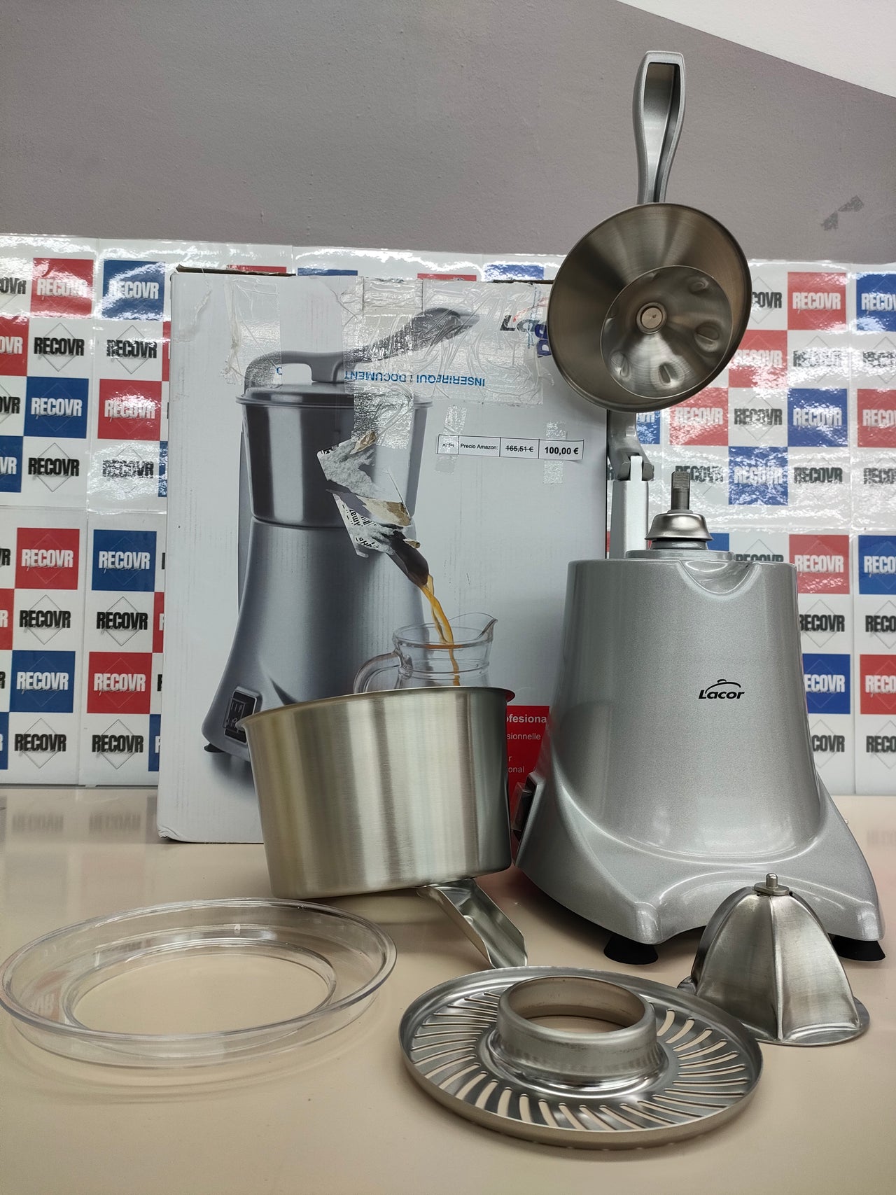 LACOR Exprimidor Eléctrico