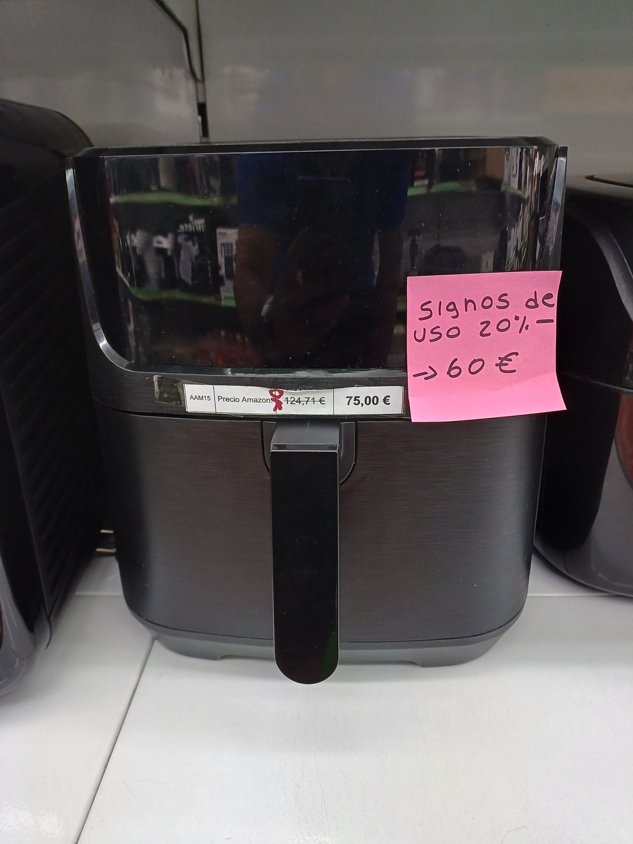 Princess 182061 Freidora sin aceite 6.5 L, super compacta, hasta un 60% menos de consumo de energía, libro con 30 recetas incluido, panel de control táctil digital, 12 programas, libre de BPA y PFOA
