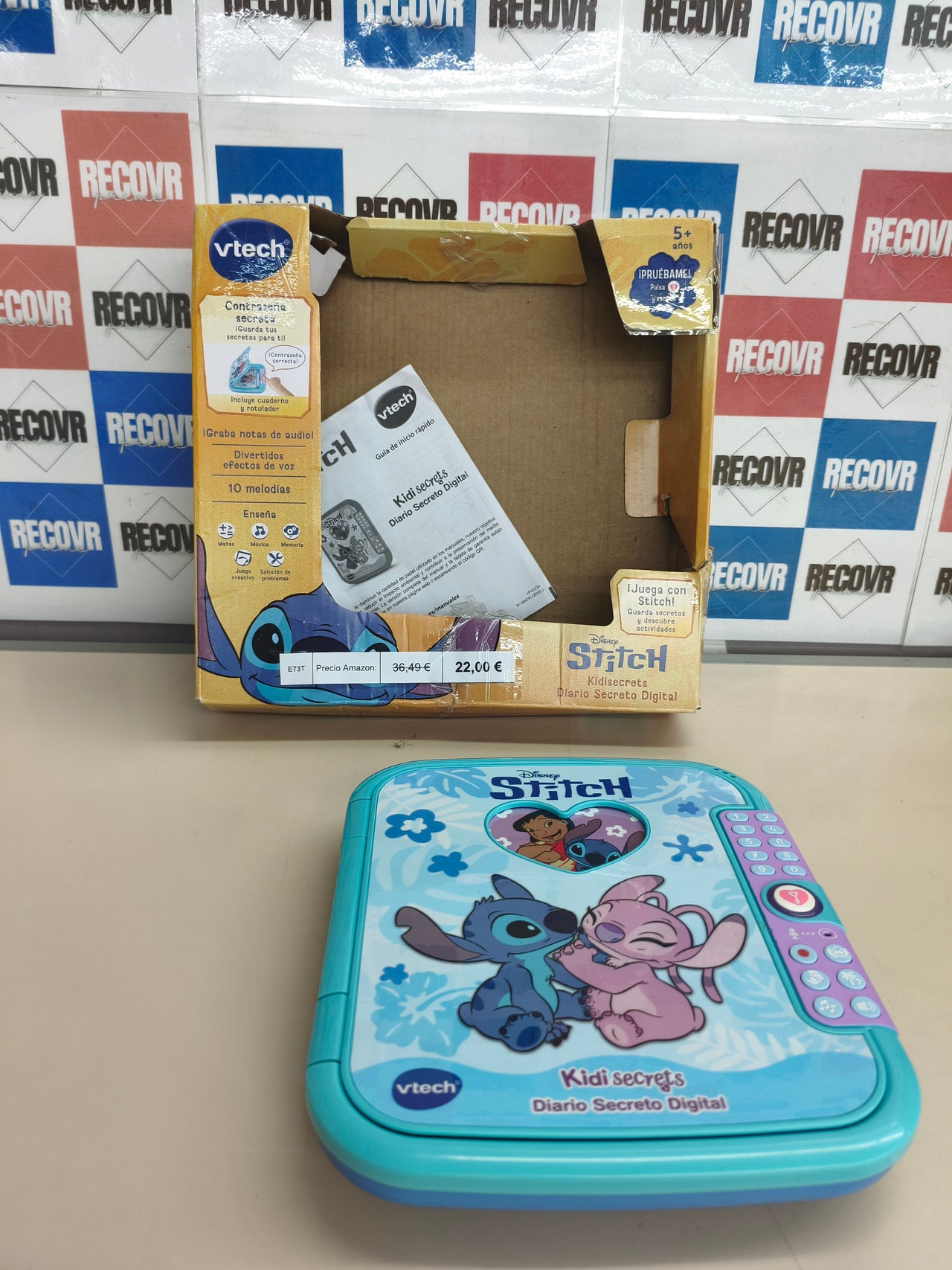 Diario secreto electrónico VTech KidiSecrets Stitch