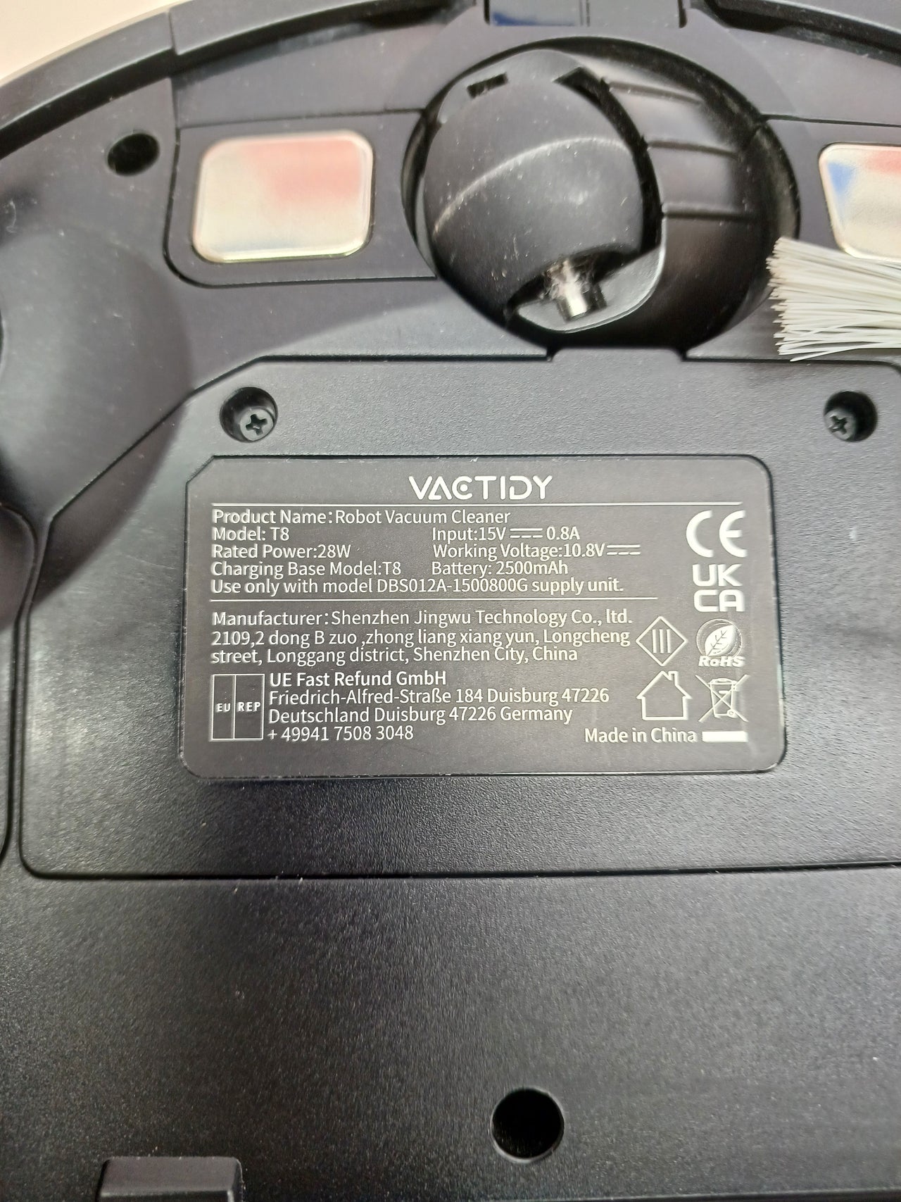 Robot Aspirador y Fregasuelos 3800Pa con Mapeo