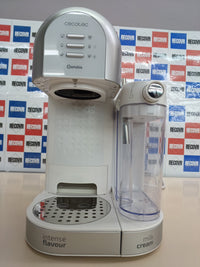 Thumbnail for Cecotec Cafetera Semiautomática Power Instant-ccino 20 Chic Serie Bianca. 1470 W, Para Café molido y en cápsulas, 20 Bares, Depósito de Leche 0.7ml, Depósito de Agua 1L, Blanca