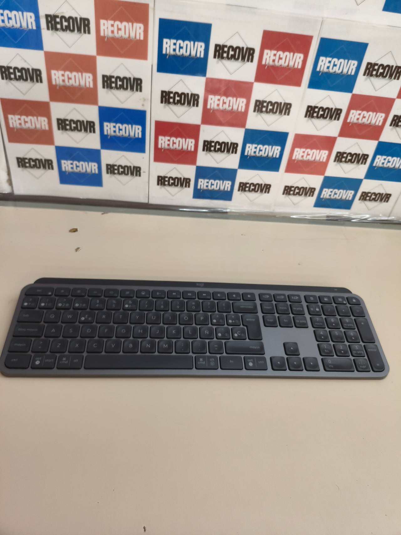 Logitech MX Keys S, teclado inalámbrico, gris