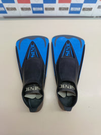 Aletas talla 36-37 cortas natación piscina y mar SEAC.