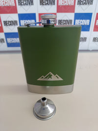 Thumbnail for Petaca 8oz/227ml Para Alcohol con Embudo, Regalo Padre, Acero Inoxidable Petacas para Licor Whisky, Petaca Verde para Hombres Camping, Exteriores, Senderismo, Escalada KWANITHINK