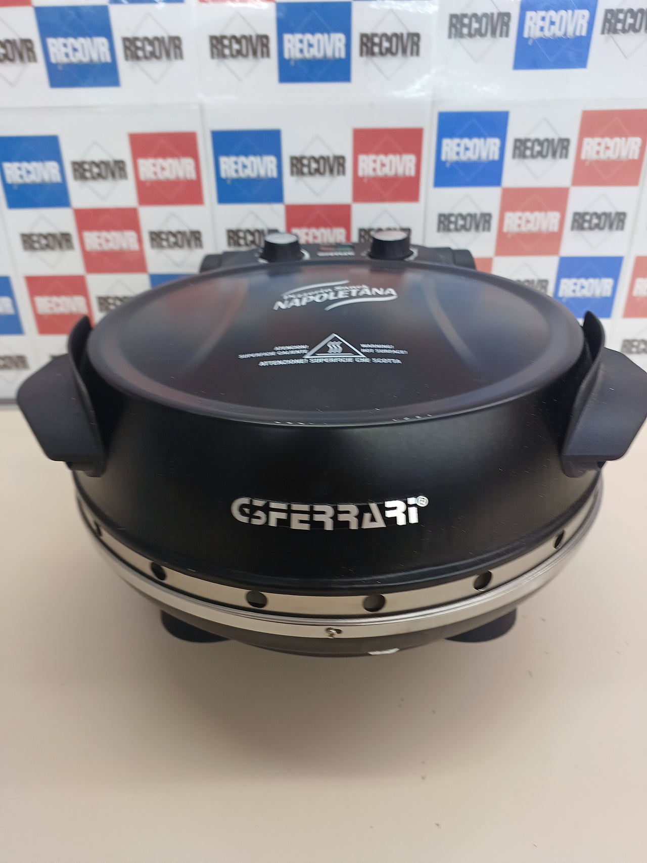 Horno pizza con doble piedra refractaria 1200 W G3 FERRARI