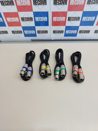 Conector de señal XLR macho a hembra 3 pines DMX Cables