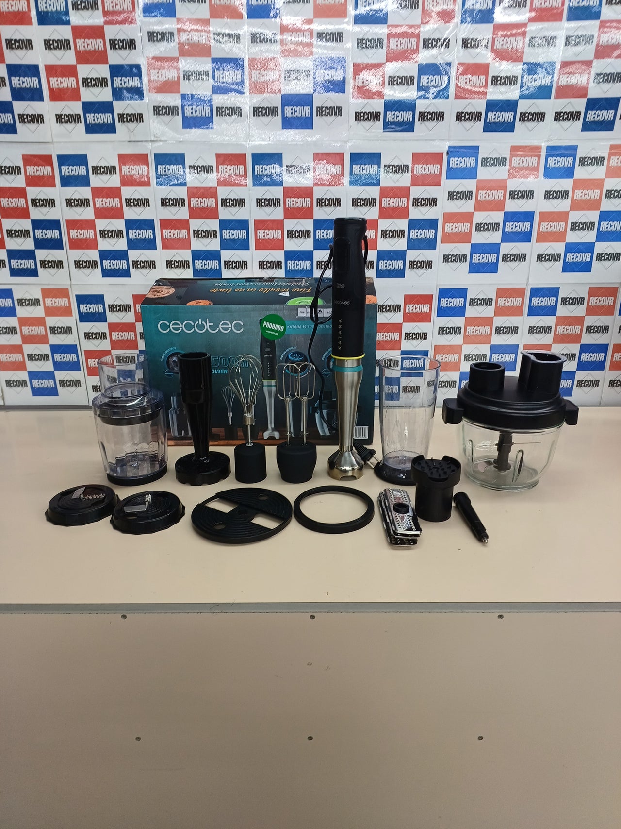Batidora de Mano Cecotec Katana 15 TotalDestroy 1500W