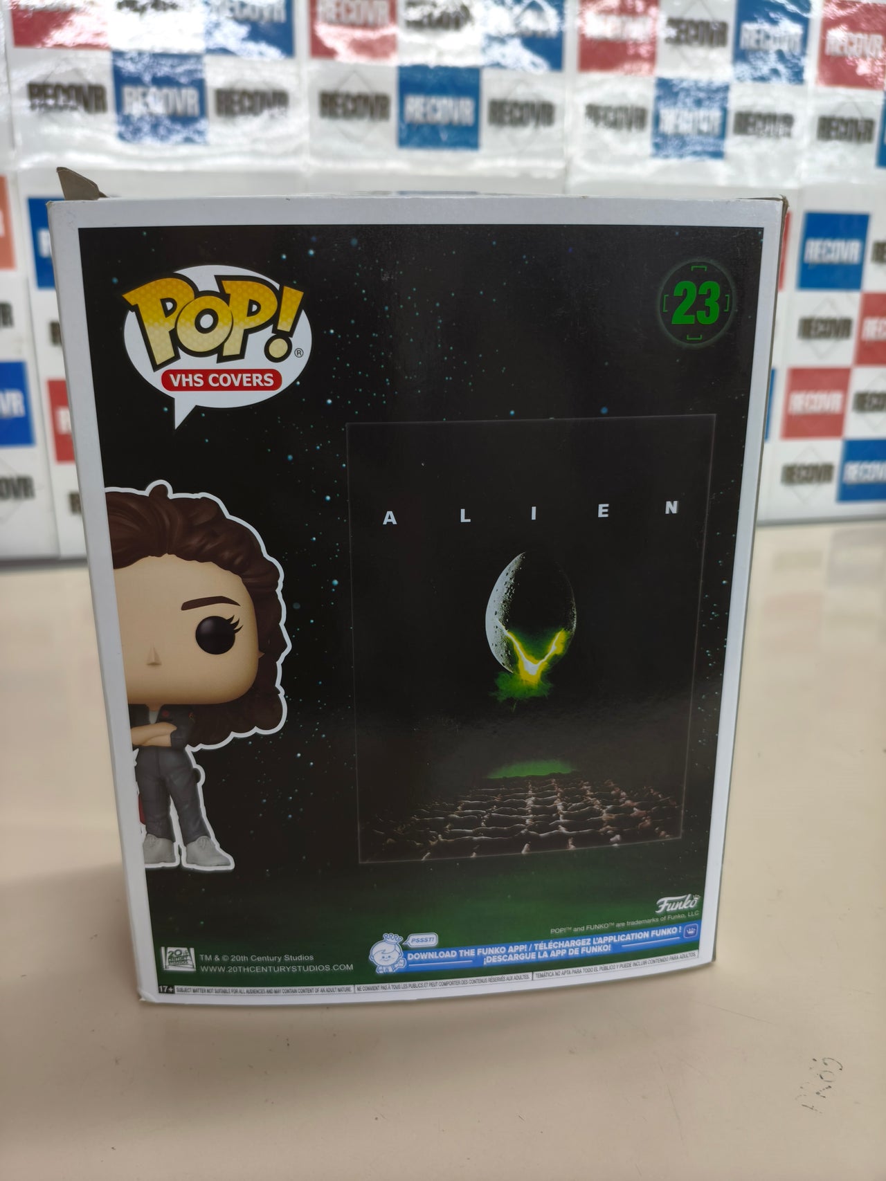 Funko Pop! VHS Cover Alien: Ripley y Facehugger figura de vinilo coleccionable