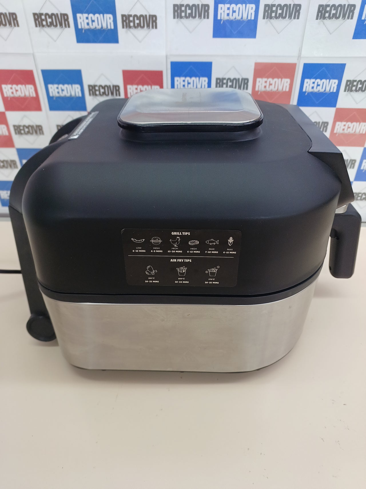 Freidora de aire 1760 W con grill y 5 funciones MasterPro