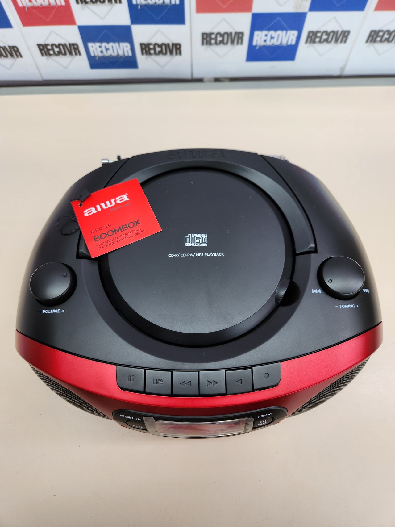 Radio Cassette Portátil Aiwa BBTC-550RD