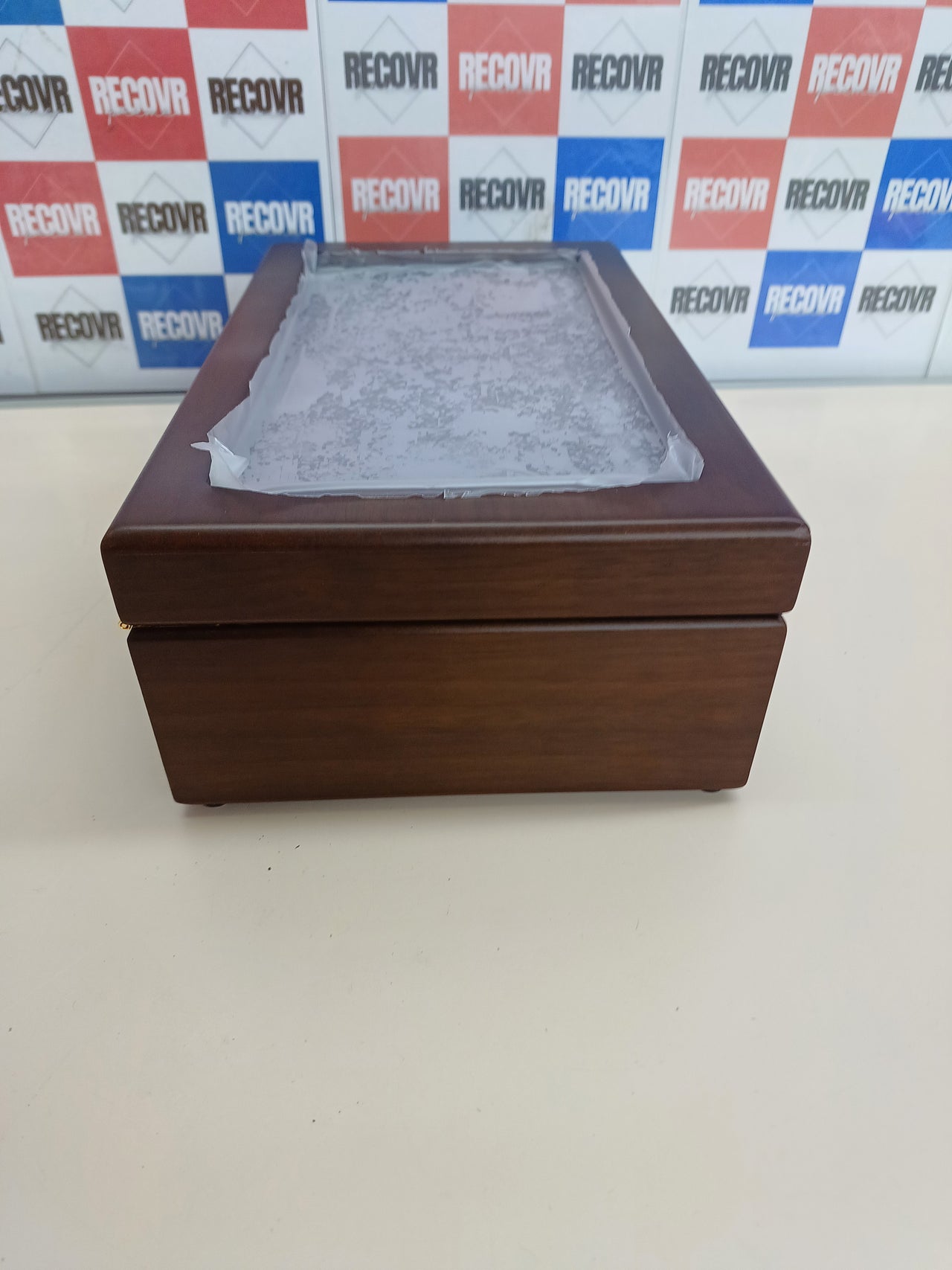 Caja de té de madera Apace Living 8 compartimentos