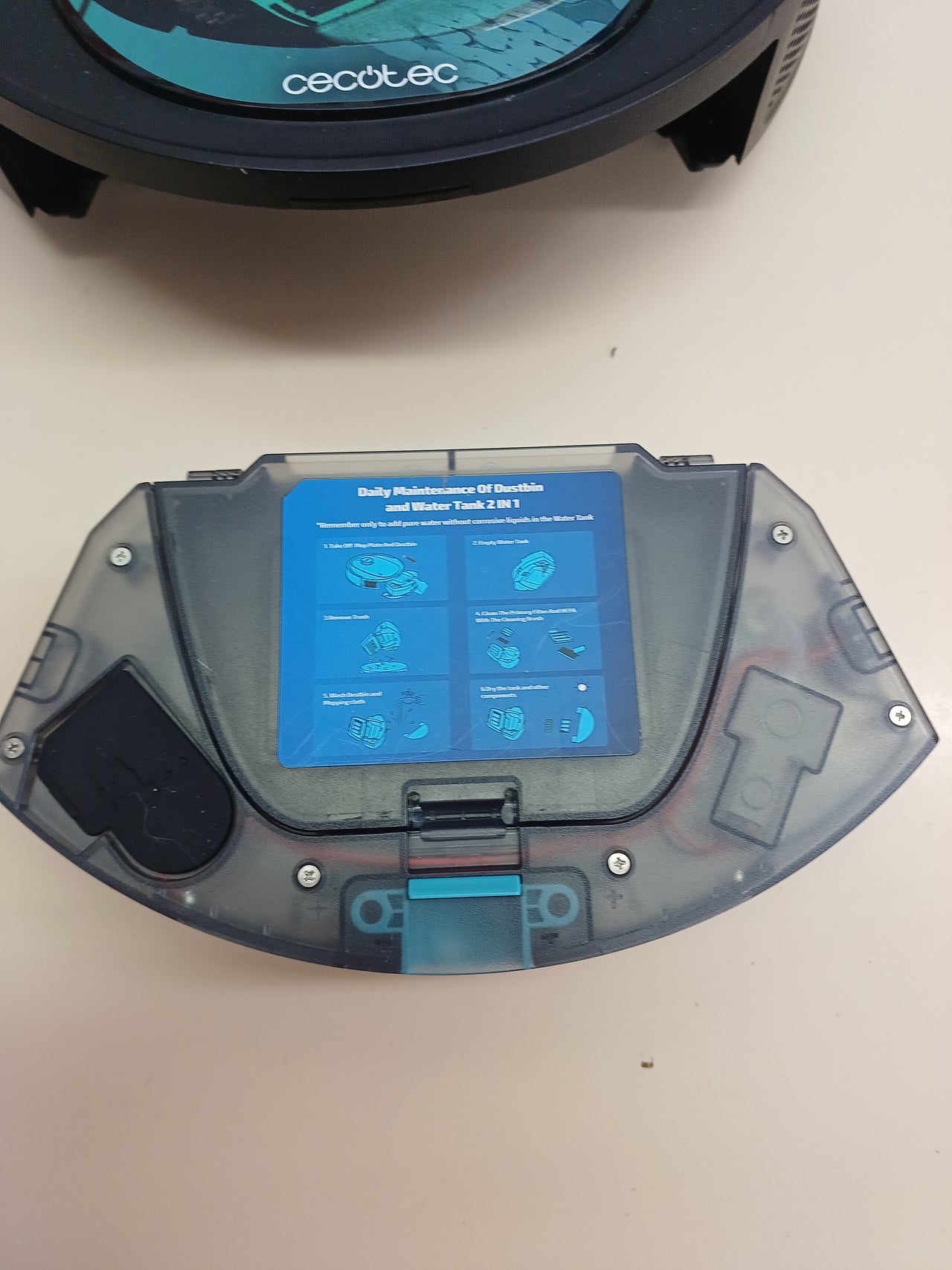 Robot aspirador y fregasuelos 5000 Pa navegación láser 220 min – Cecotec