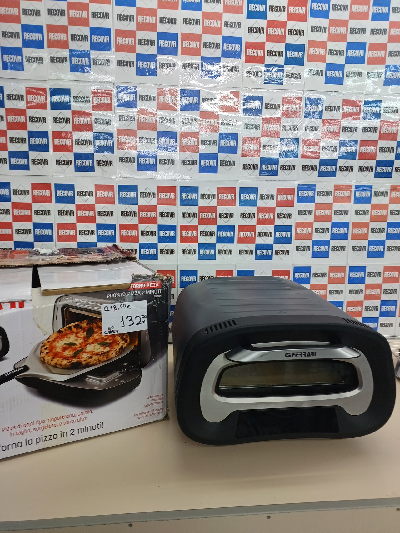 Horno pizza 430°C en 2 min con piedra G3 FERRARI