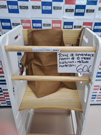 Torre aprendizaje Montessori ajustable madera – BEY & CO