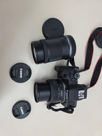 CANON EOS R100 Objetivos 18-45 & 55-210 mm Cámara Evil APS-C Mirrorless