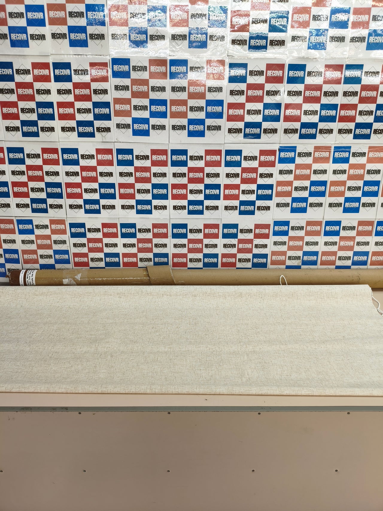 Estor enrollable opaco a medida Blindecor color lino (150 × 230 cm)